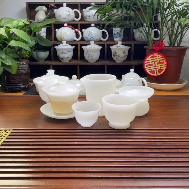 【闪购商品】江*哥德化白瓷盖碗套装5663666