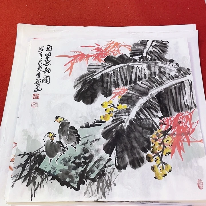 国画张圣敏先生纯手绘作品