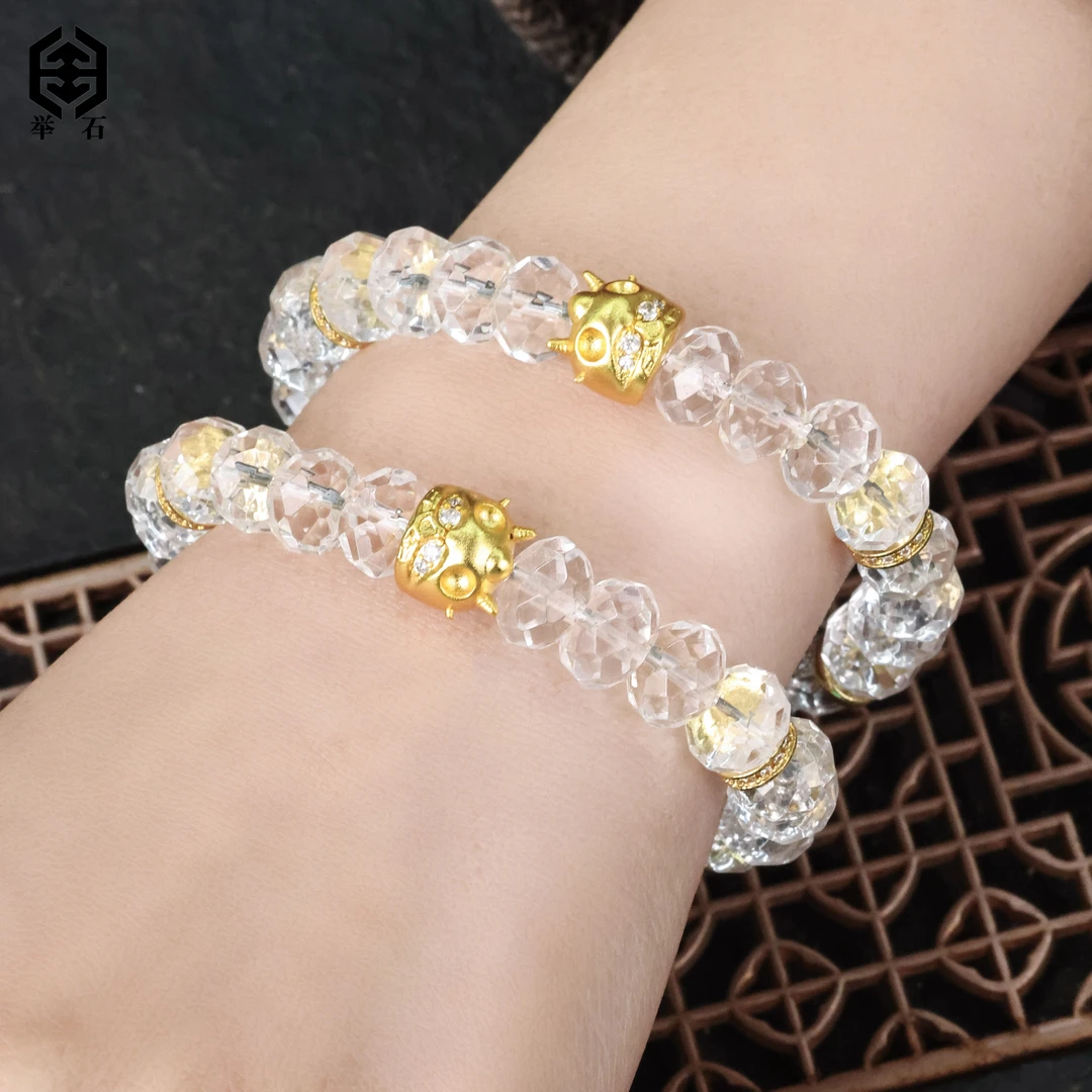 【举石臻品】TH0102-708-0216水晶手串（一件/多样性发/约8mm+）E