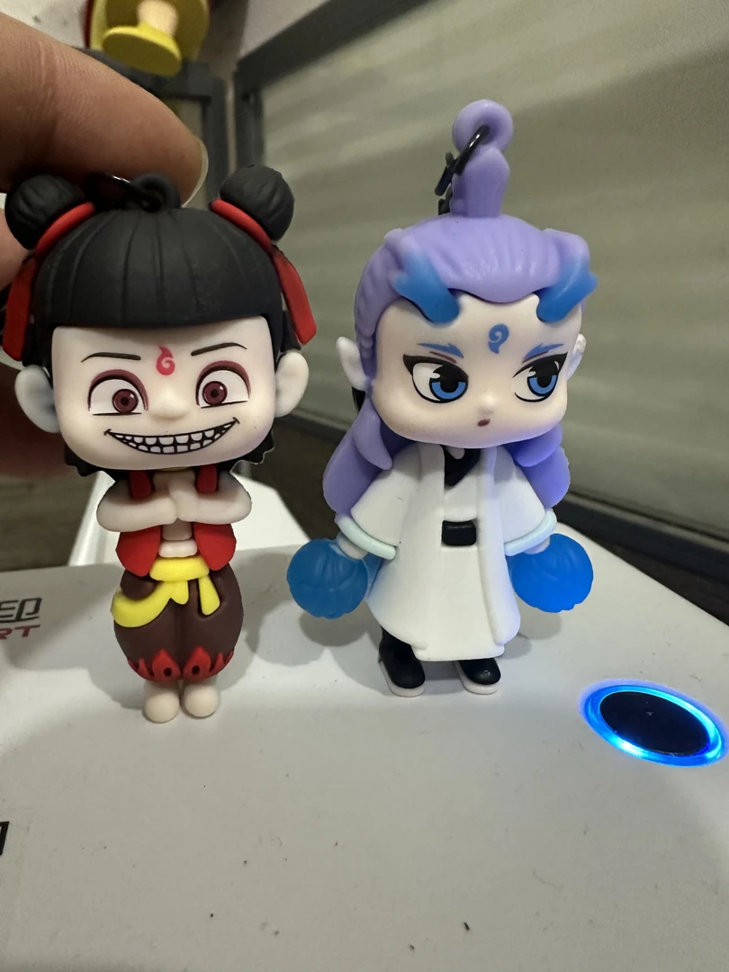 哪吒敖丙立体书包挂件钥匙扣卡通饰品可爱解压可爱创意趣味玩具