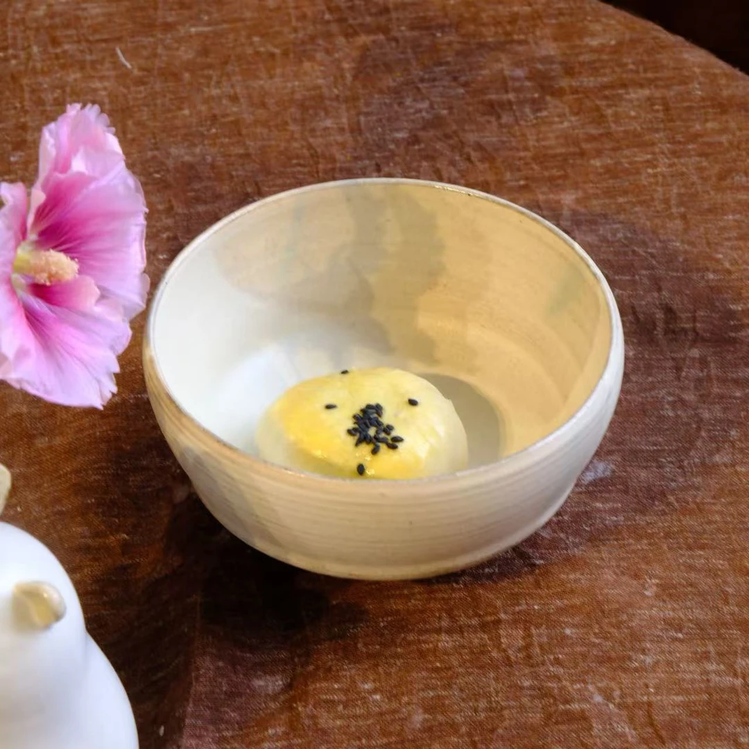 小喜宅 （微瑕）天水碧手握碗（直径约11.5cm）