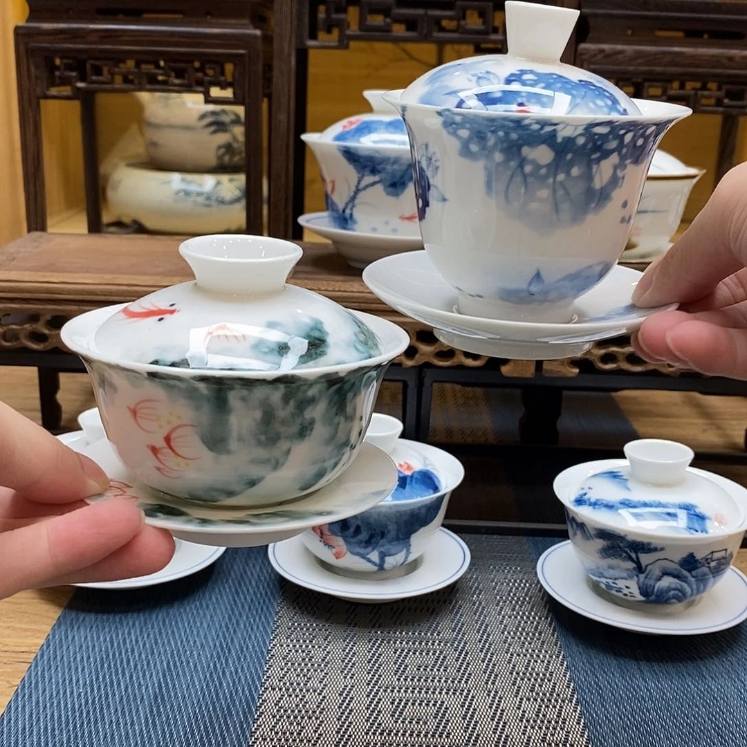 池梦锂➕残荷三才福利盖碗