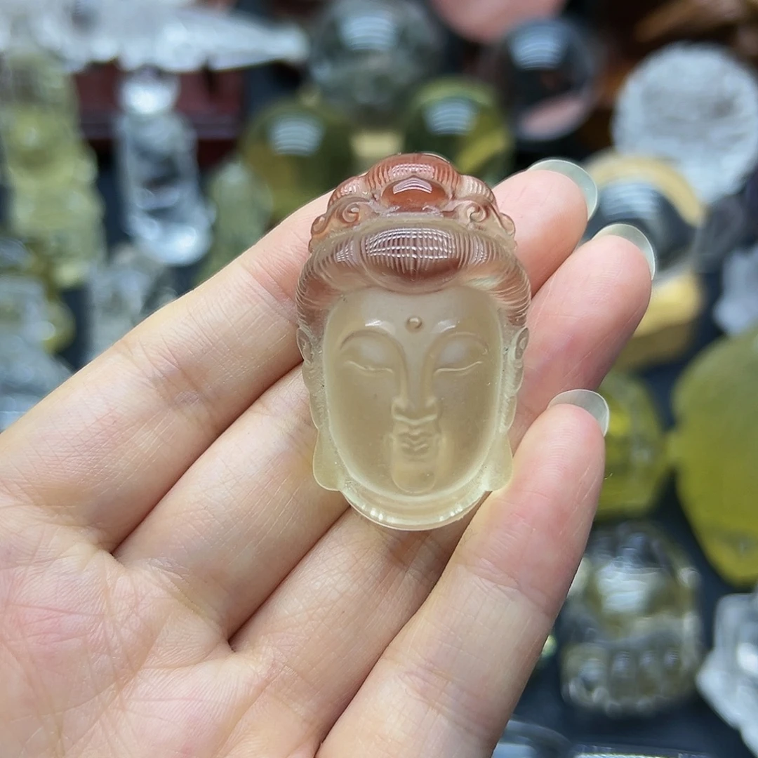 水晶未镶嵌吊坠(赠链)吊坠