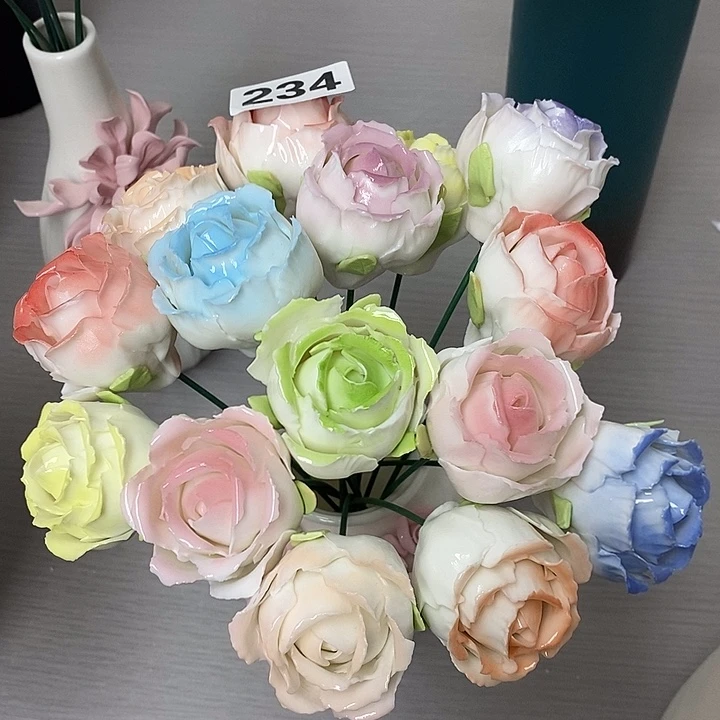 陶瓷陶瓷材料加工14朵