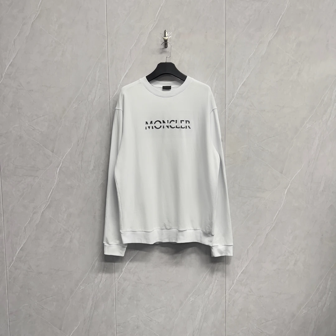 99新 MONCLER 蒙口新款刺绣浮雕Logo卫衣/W0789/XXL码/稀少大码