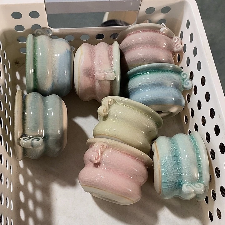 红陶【满10米包邮默认微瑕疵】6个浮力