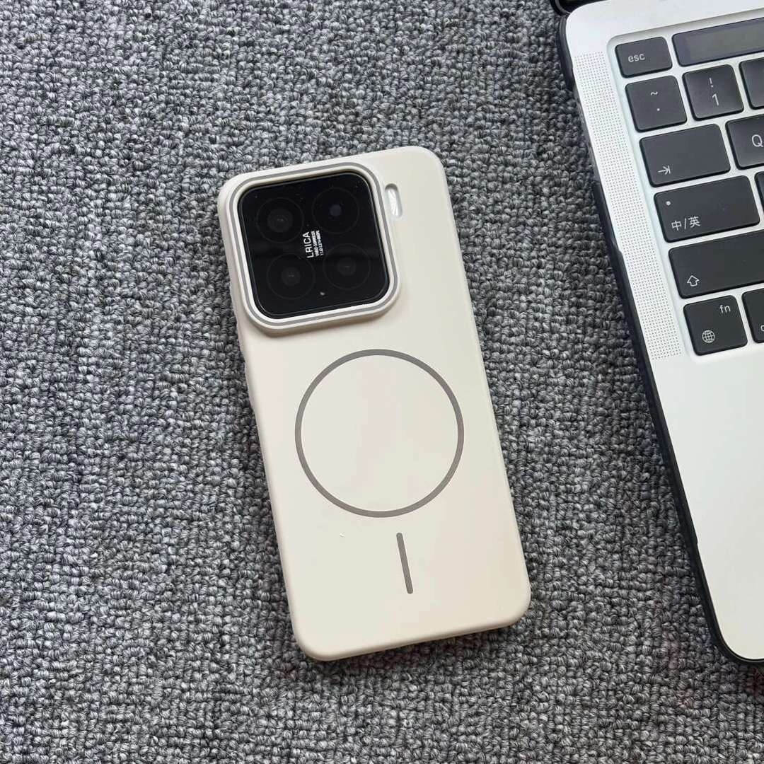 适用小米15Pro手机壳磨砂磁吸小米17Promax超薄散热14pro全包防摔