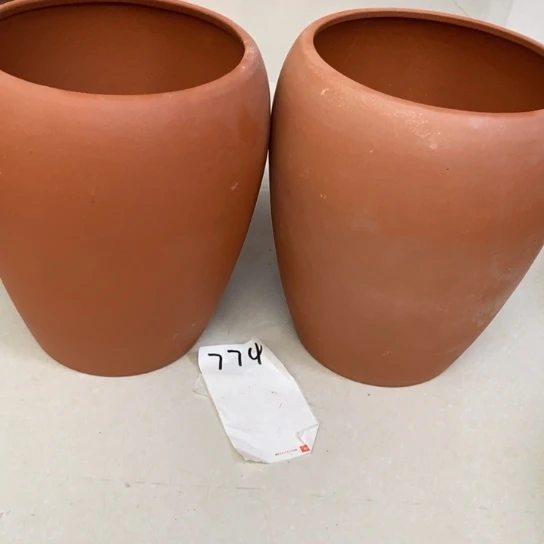 粗陶红陶绿植花盆774