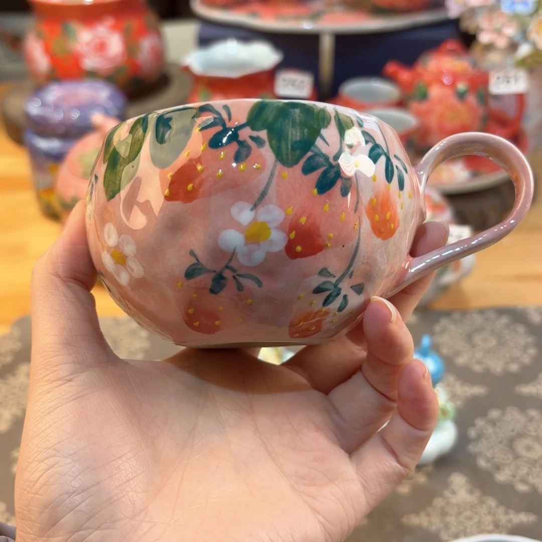 景德镇手绘高温釉下彩陶瓷茶具