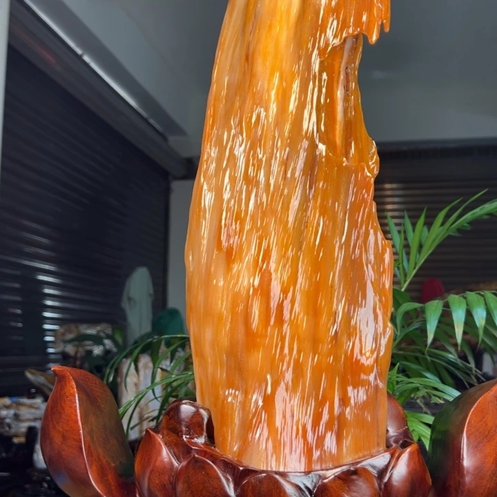 硅化玉（树化玉）未镶嵌摆件