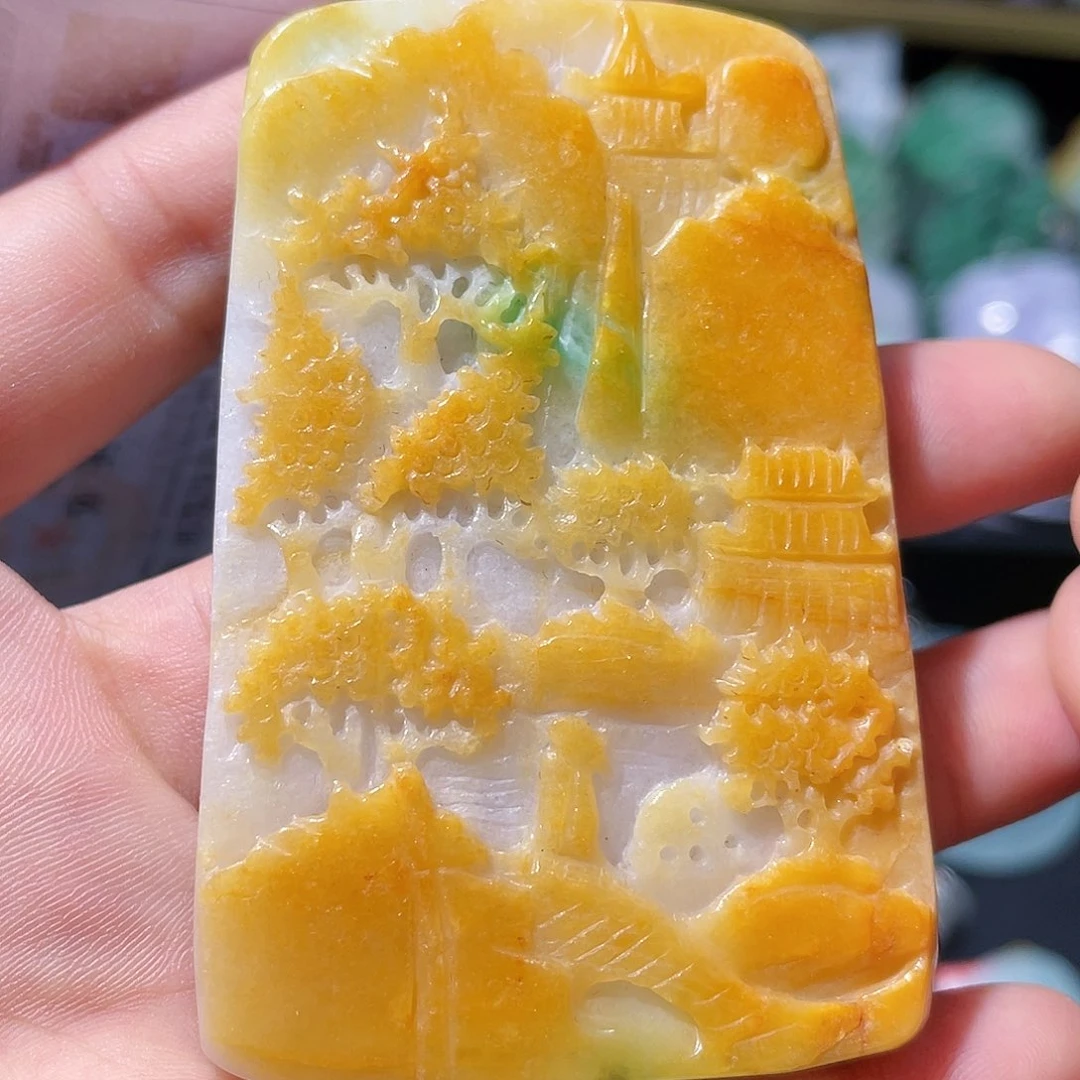 颈饰未镶嵌翡翠一个