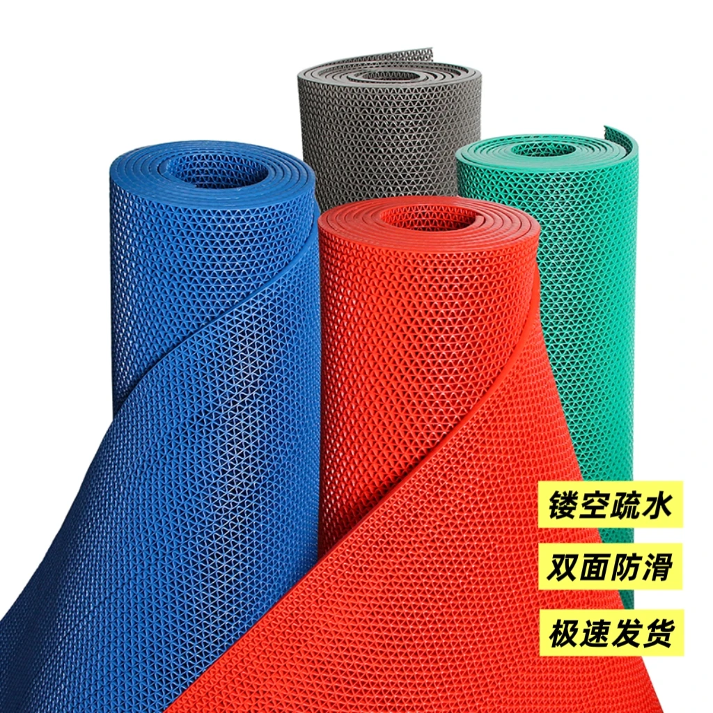 加厚PVC塑料镂空隔水地垫卫生间厕所厨房漏水脚垫游泳池边防滑垫