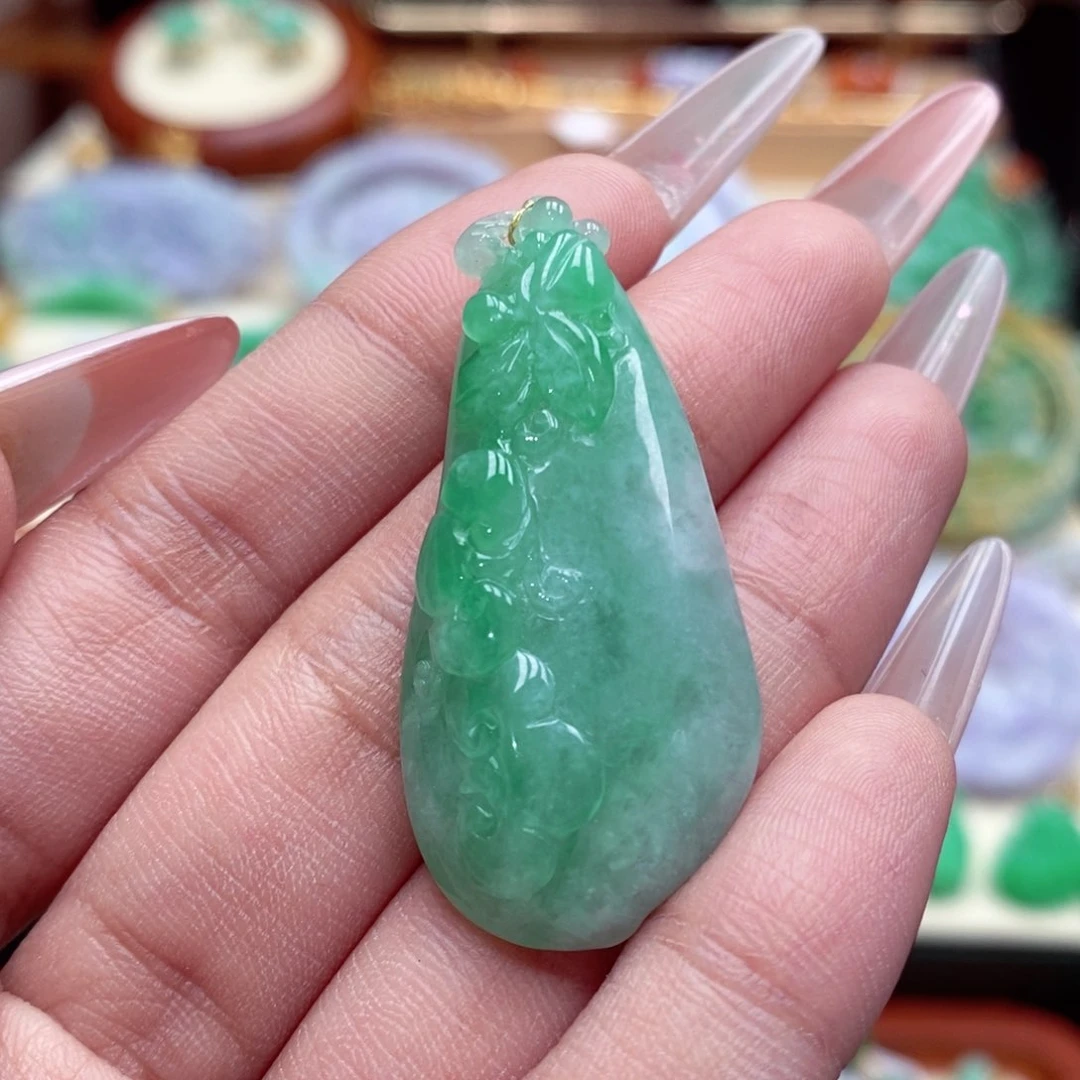 颈饰未镶嵌翡翠翡翠吊坠
