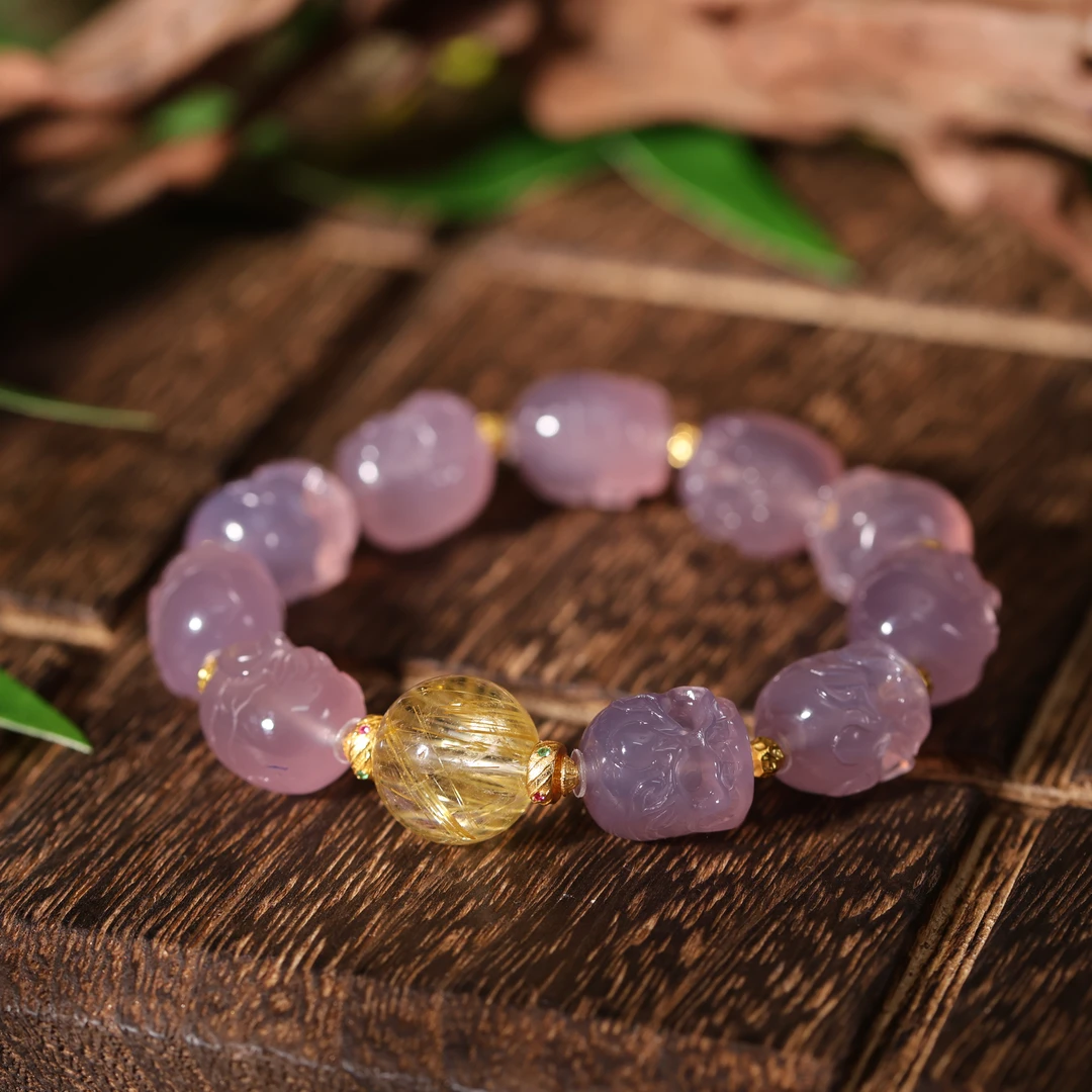 壹加小羊|板钛紫罗兰手串多样性发一个