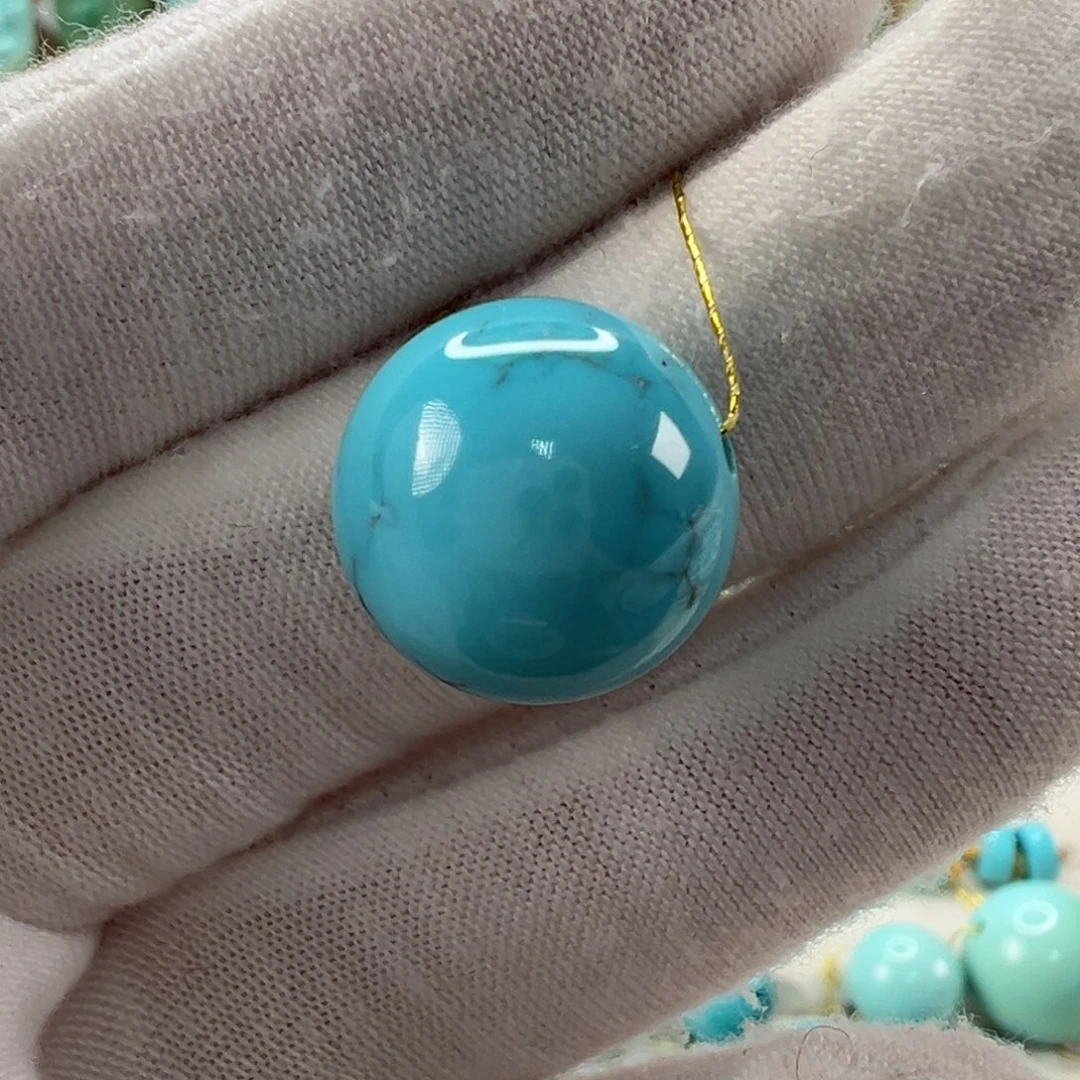 未镶嵌绿松石配饰14.7mm