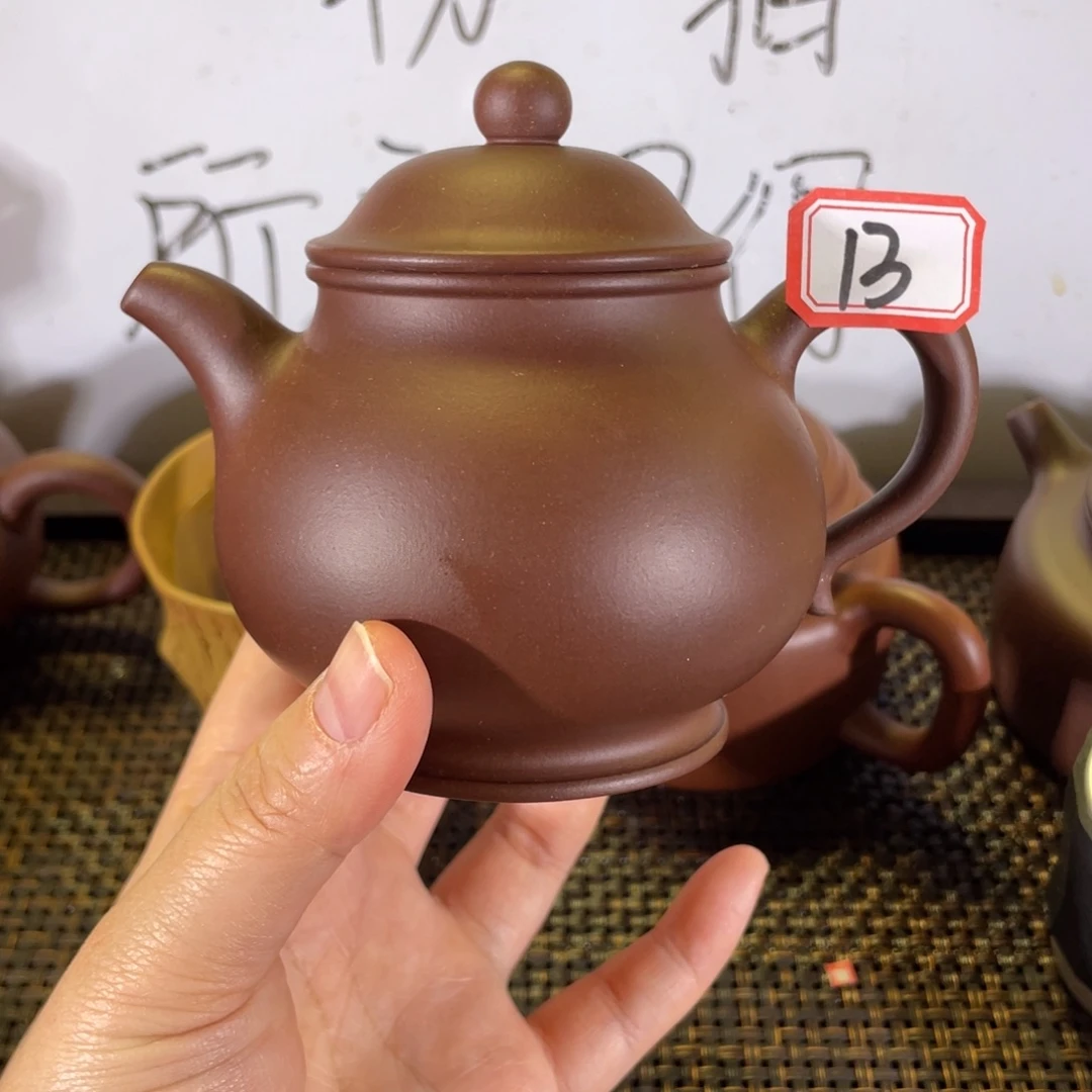 茶壶紫砂潘壶全手