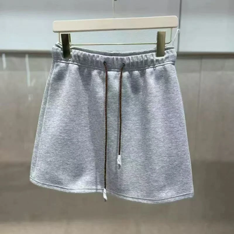 【思雅】478休闲灰色半裙