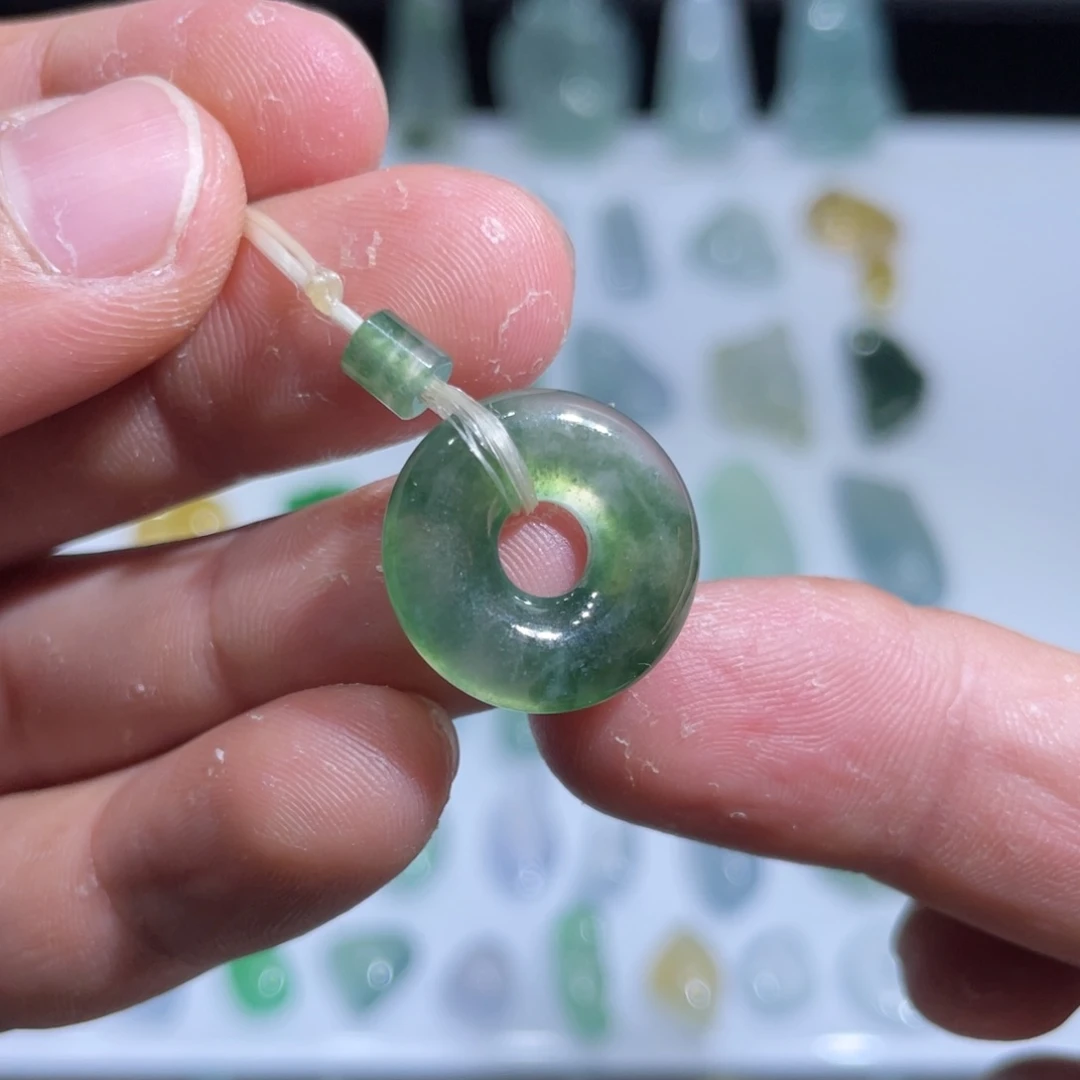 颈饰未镶嵌翡翠甜甜圈