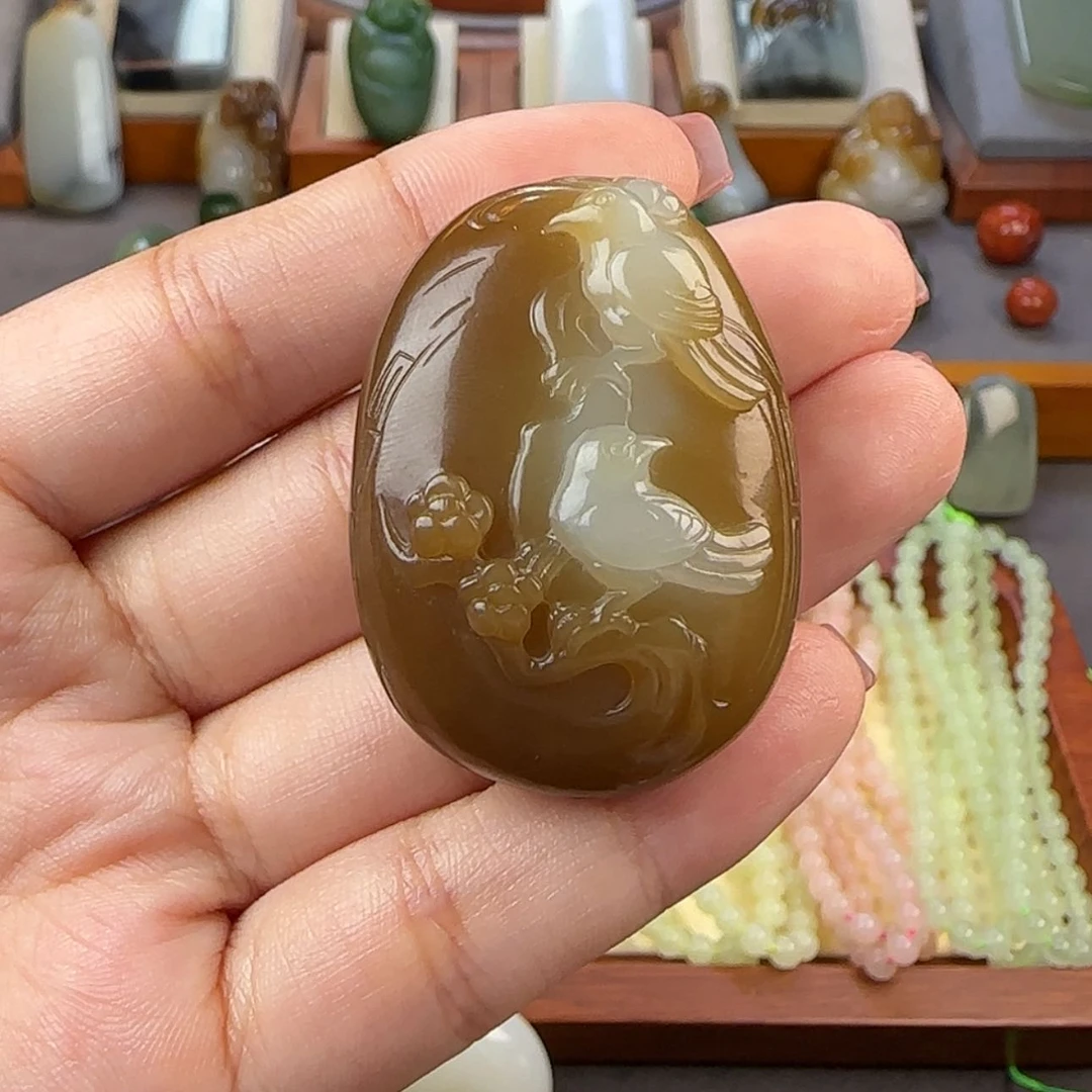 【闪购商品】和田玉未镶嵌颈饰用****7