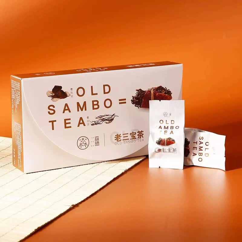 陈皮三宝茶7.5g*10袋/盒 白茶正宗广东三宝扎