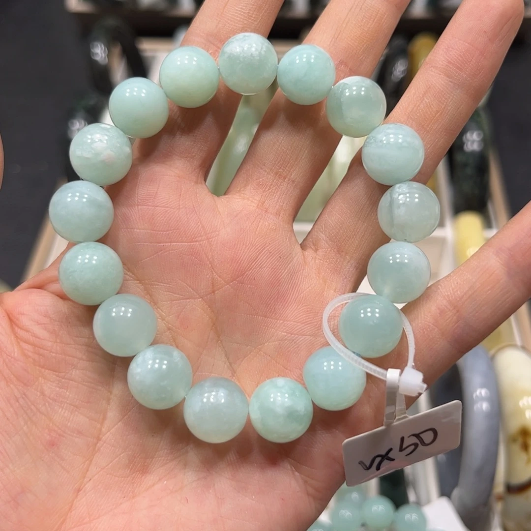 未镶嵌蛇纹石玉手链