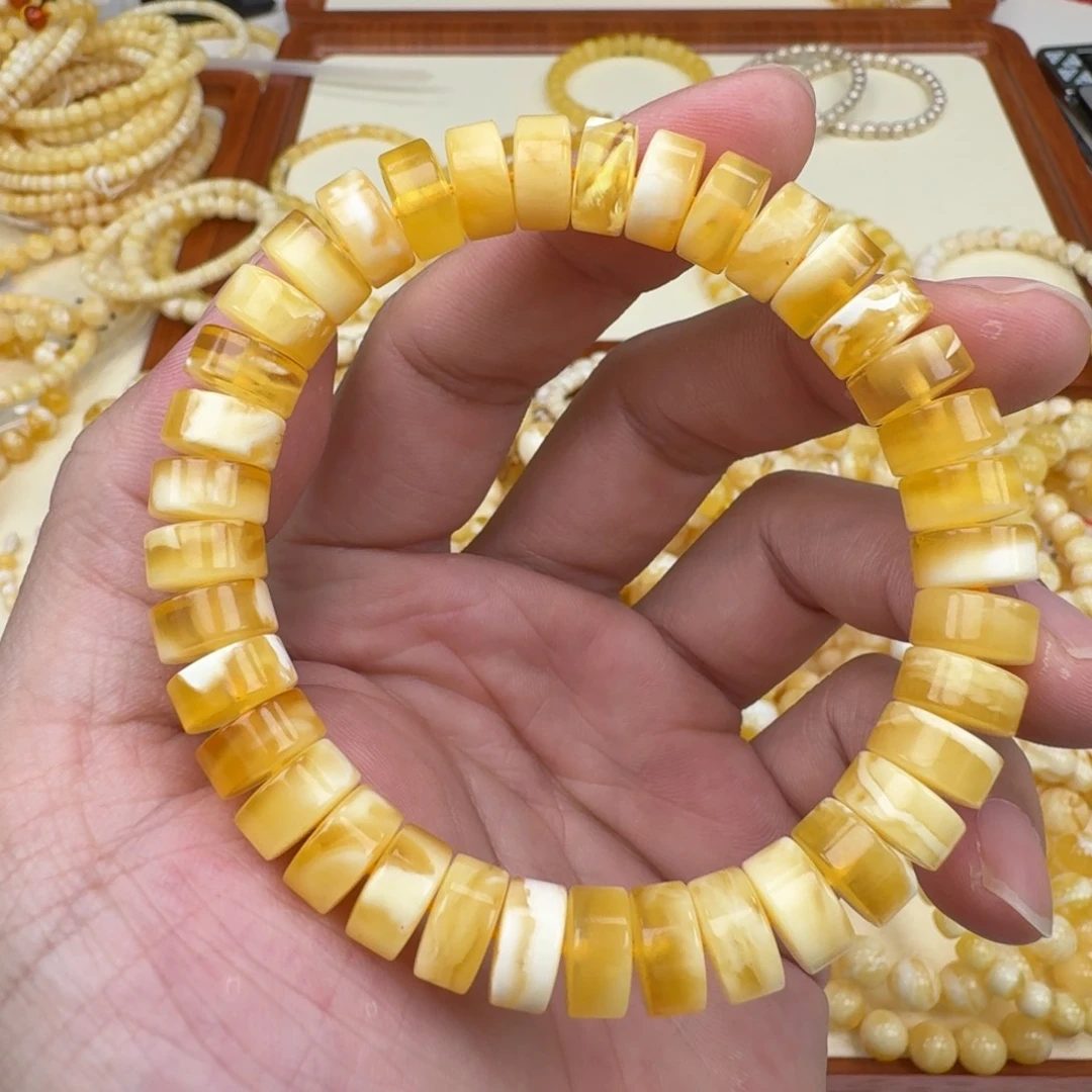 手链琥珀未镶嵌蜜蜡手串