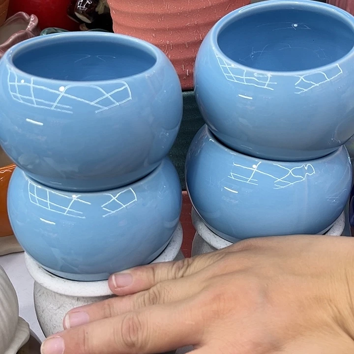 多肉植物陶瓷花盆9.99包邮