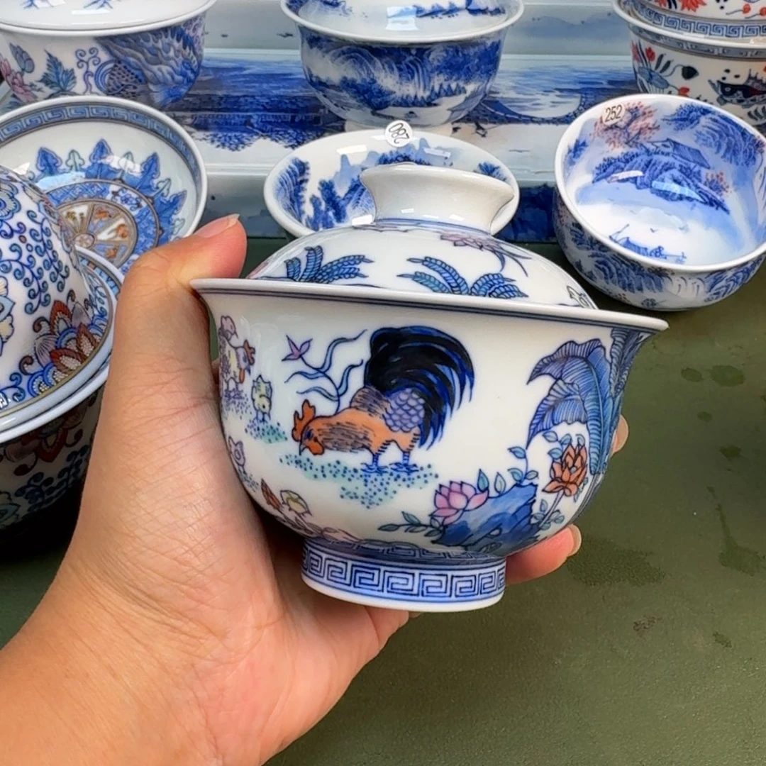 景德镇chn手绘茶具圆圆215