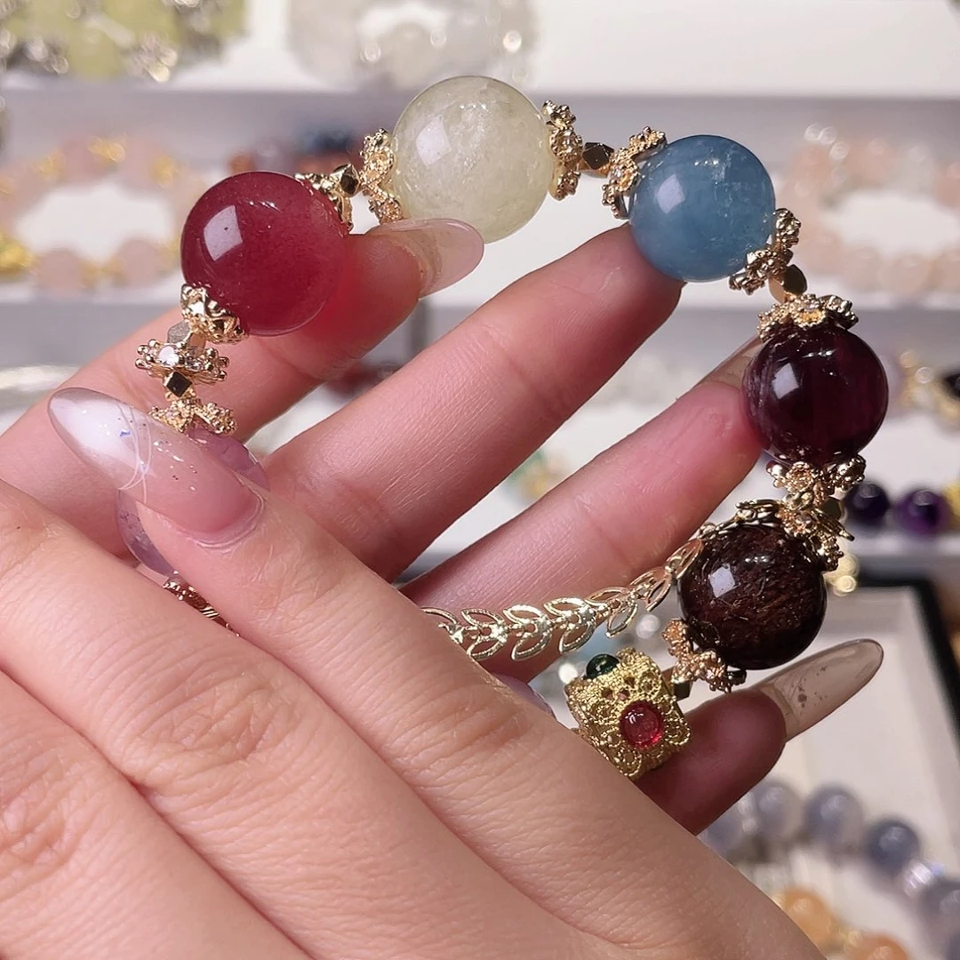 水晶手链合金十*.尺寸