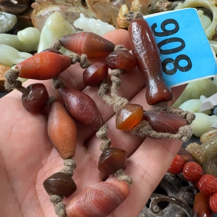 玛瑙/玉髓颈饰合金