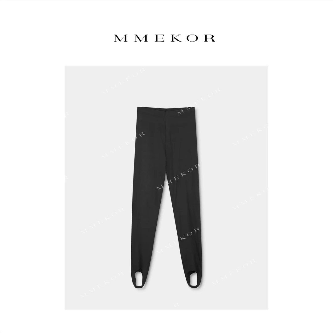 MMEKOR “脚蹬裤” 2025新款秋款摩登街头百搭打底裤 50079