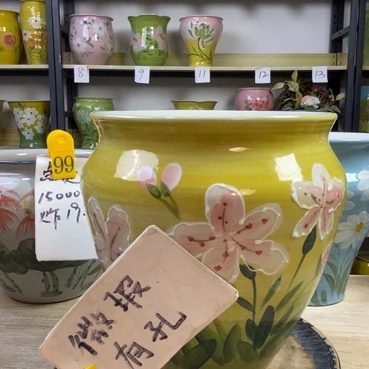 景德镇高温陶瓷花盆