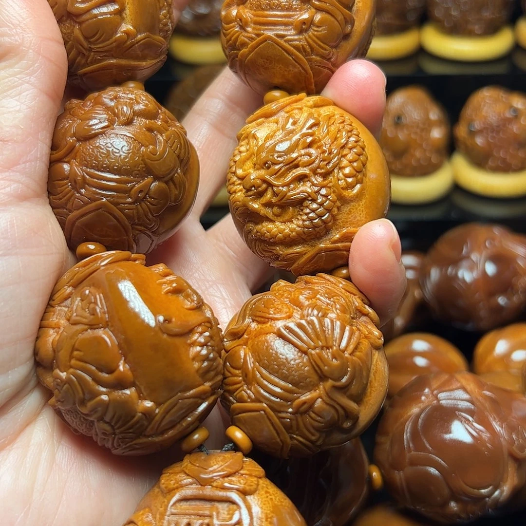 燕***子手串/手链橄榄核龙财