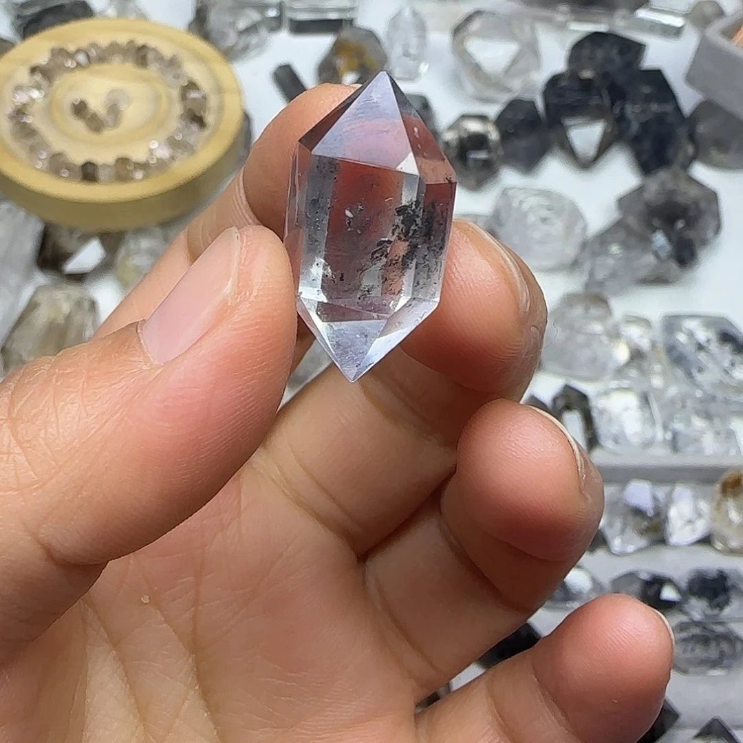 水晶未镶嵌珠宝半成品