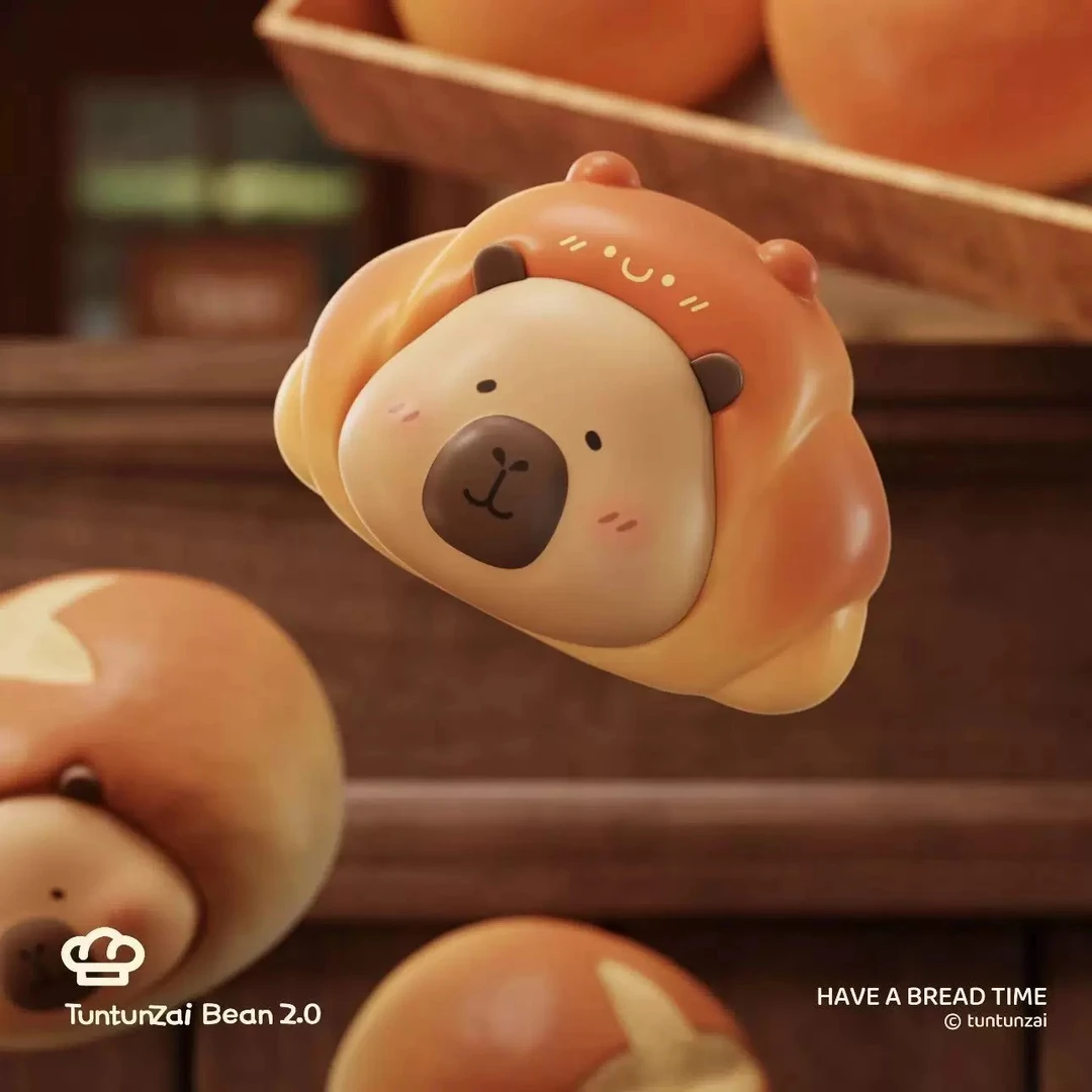【拆盒】酷乐卡皮巴拉萌粒可爱萌趣摆件