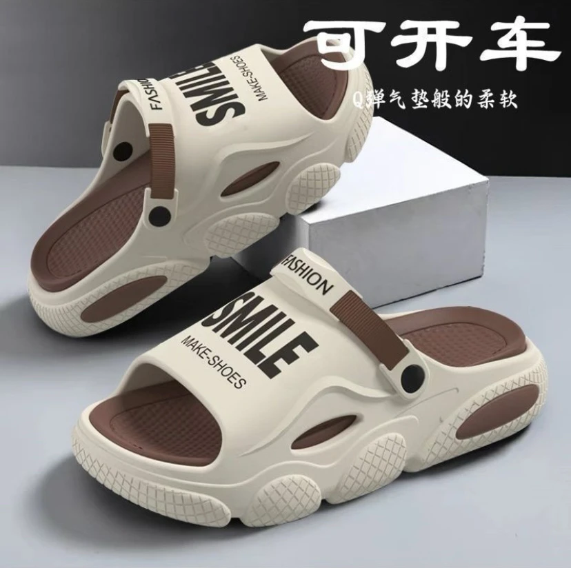 男士拖鞋夏季司机外穿开车2025新款家居防滑潮流沙滩运动户外凉鞋