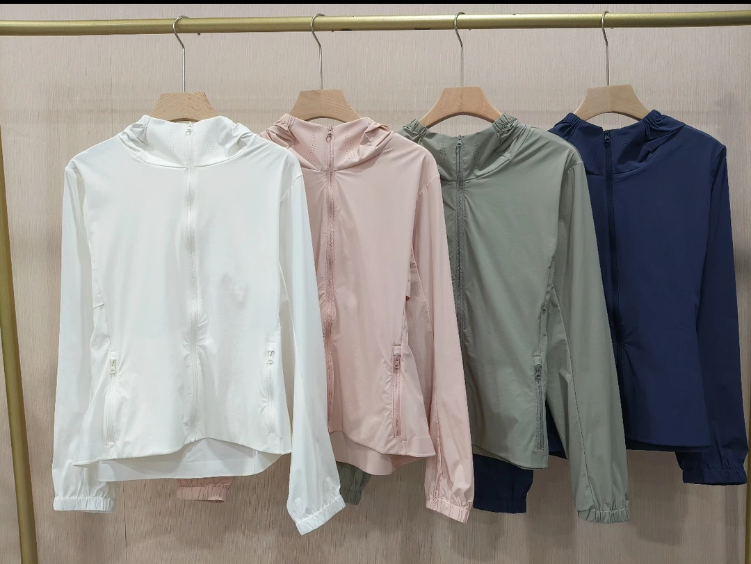 【Hua】6012夏季轻薄透气日常连帽修身小蛮腰冰感防晒外套（样衣）