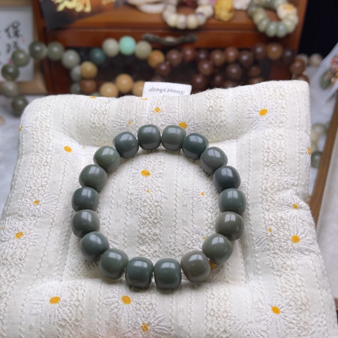 菩提根/象牙果吊坠浅色油膏卡13