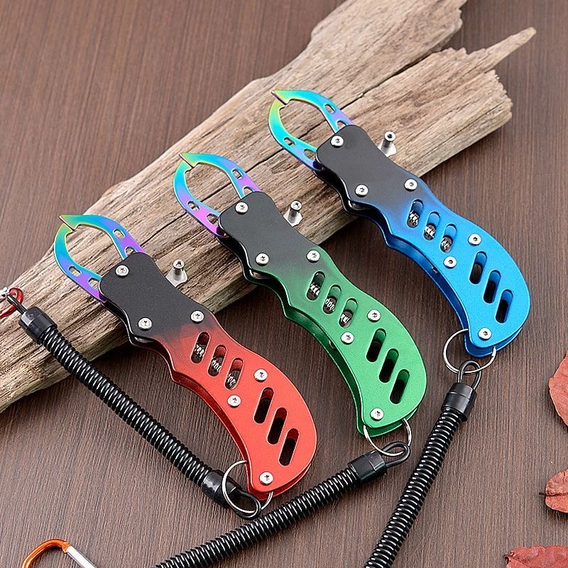 新款称重控鱼器多功能路亚钳大物夹套装路亚装备控鱼钳控鱼器抓鱼