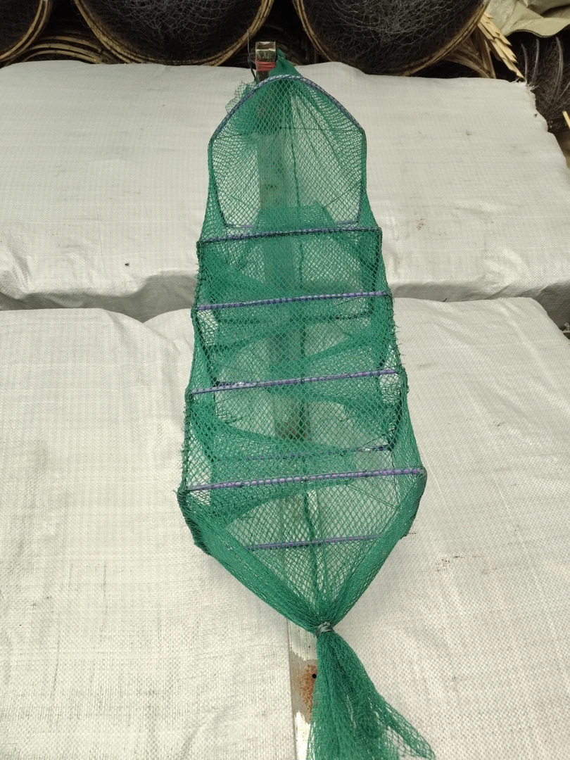 新款精品黄鳝无结网四门地笼三门鳝鱼泥鳅加厚纯手工黄鳝鳝鱼网笼