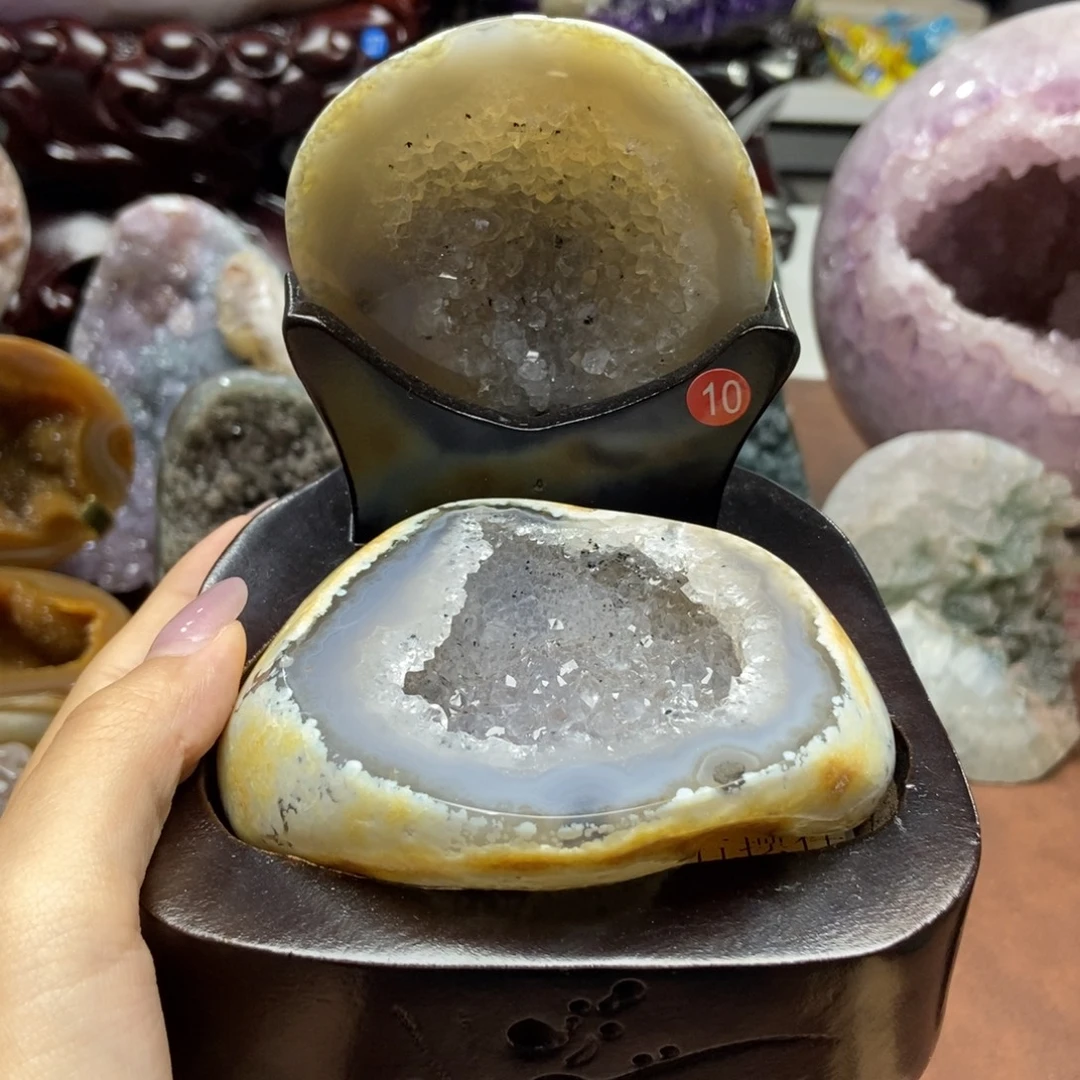 未镶嵌紫晶摆件水晶