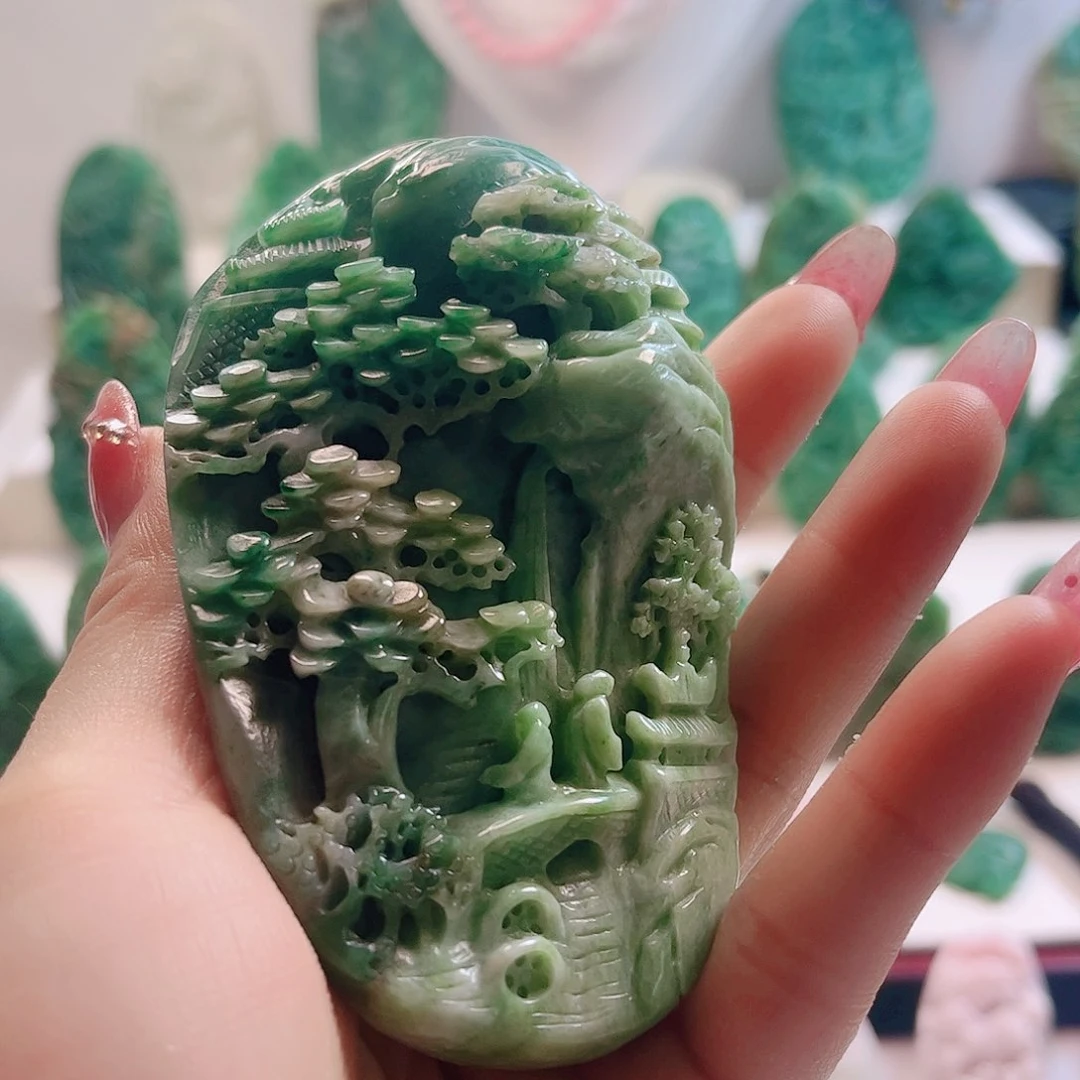 未镶嵌独山玉手链