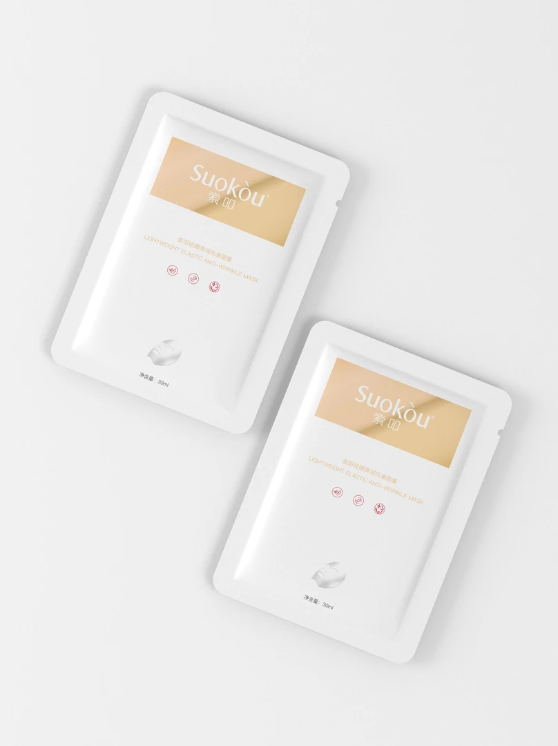 索叩轻颜弹润抗皱面膜