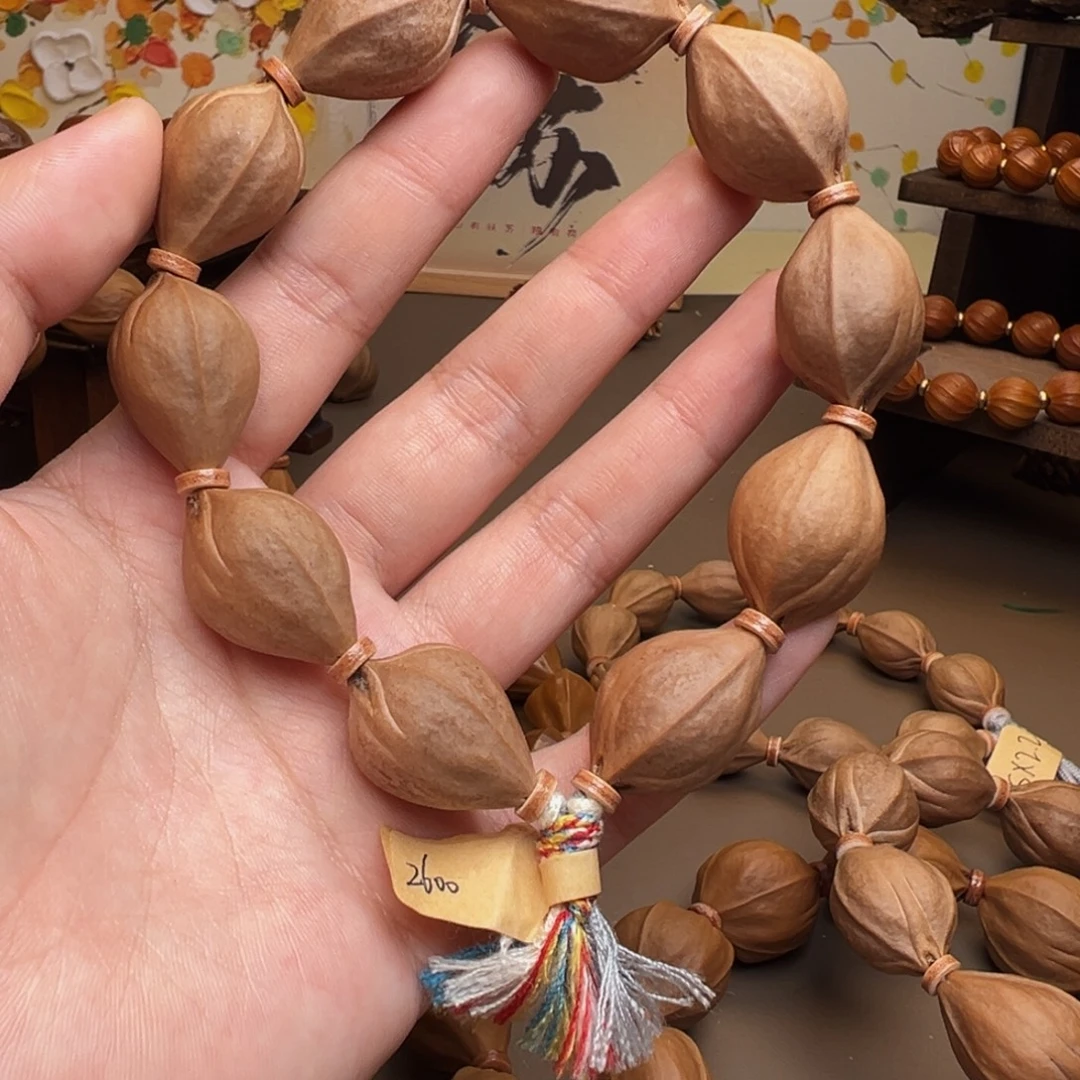 手串橄榄核梅林铁核1725素串三面佛