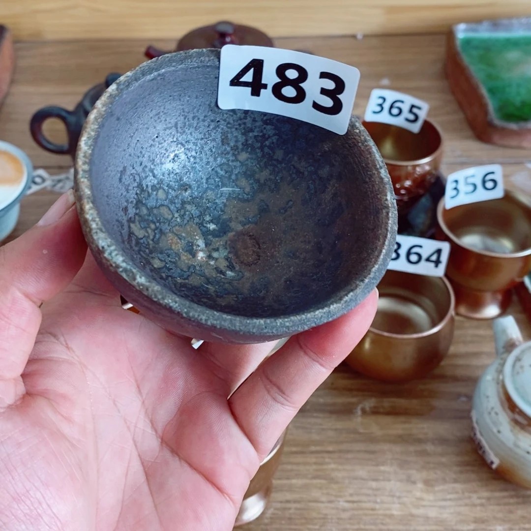 柴烧茶具套杯子杯子