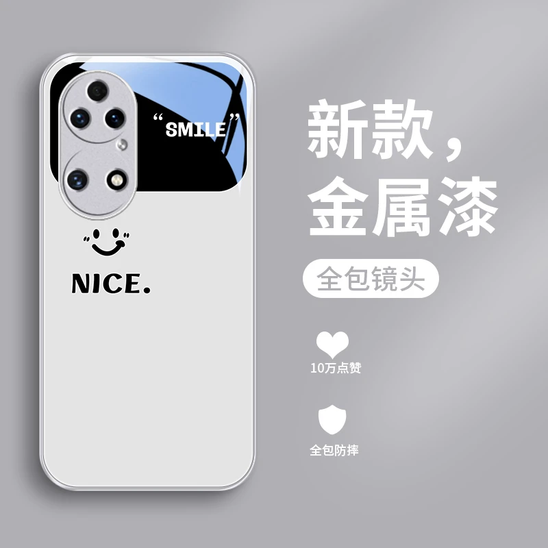 Nice视窗适用华为p50pro手机壳p40pro玻璃p50e男款P30pro全包p40