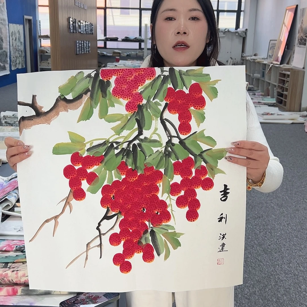 国画纯手绘字画教程欣赏