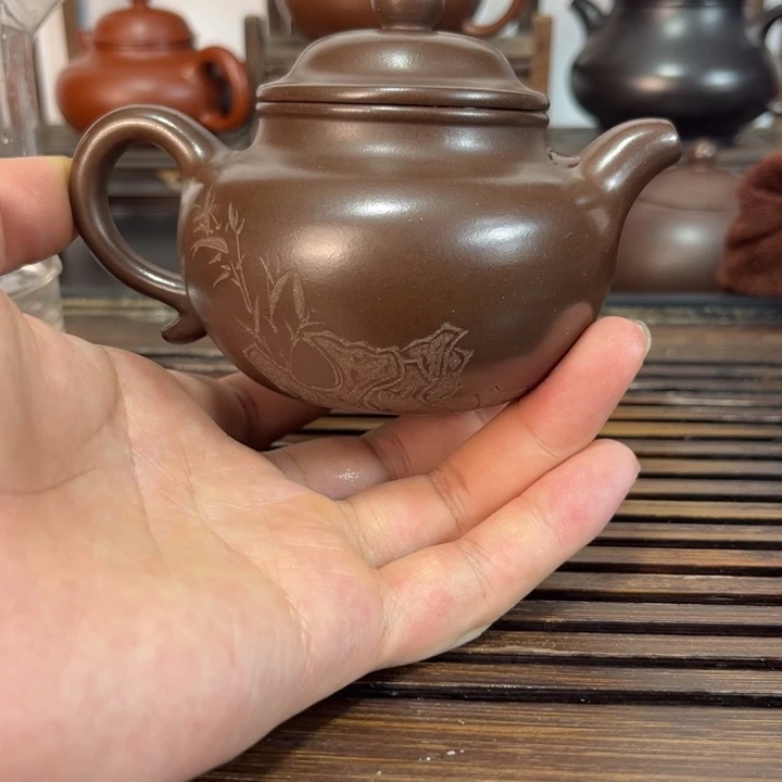 茶壶紫砂原矿紫砂手工制作