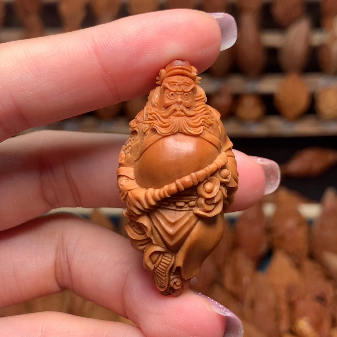 把件橄榄核赵公明
