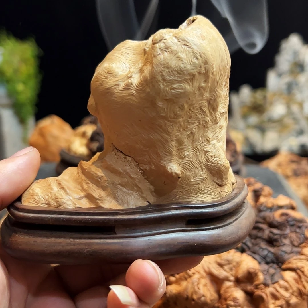 荔枝木慢*熏香成品香炉+香20片